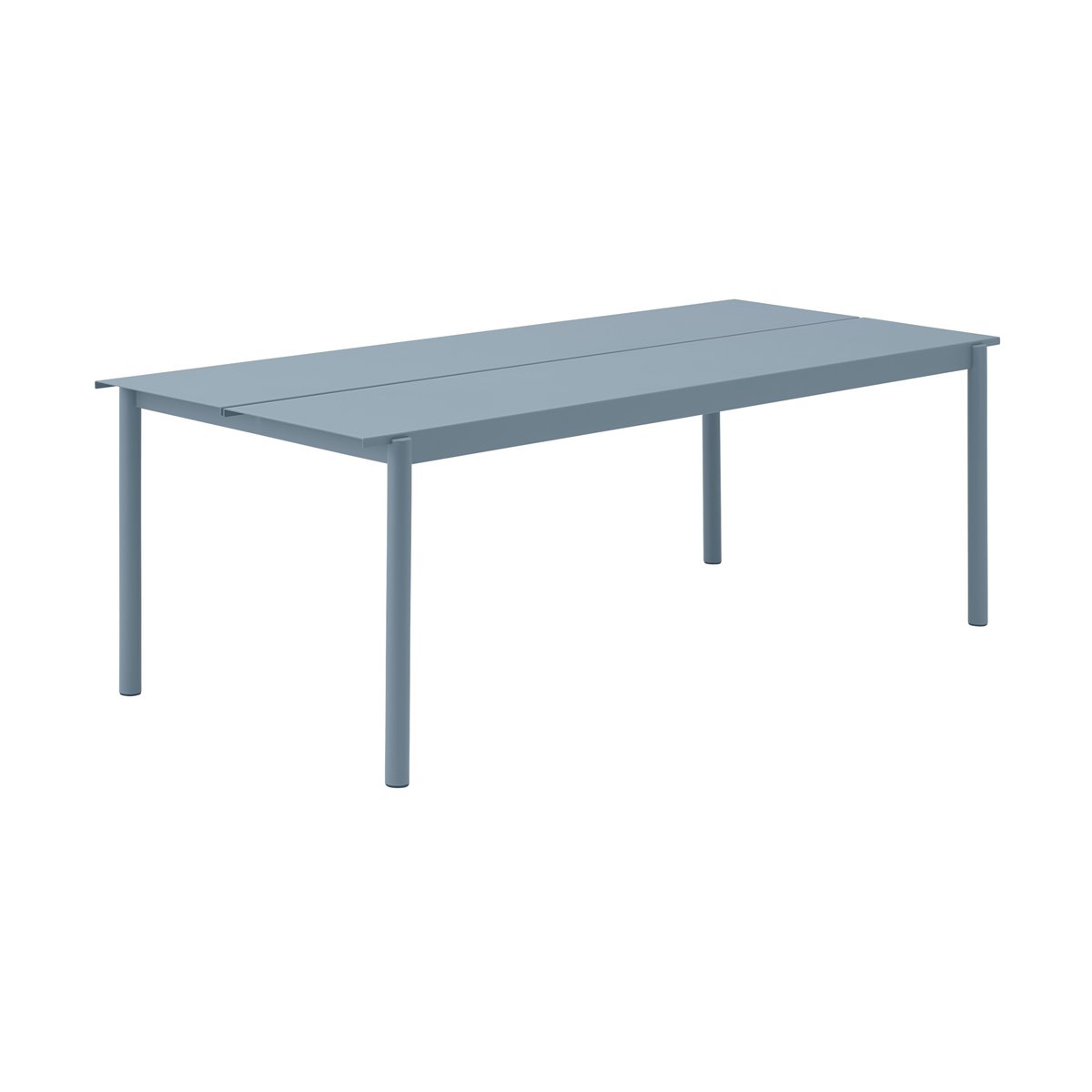 Muuto Linear steel table teräspöytä 200 cm Pale blue