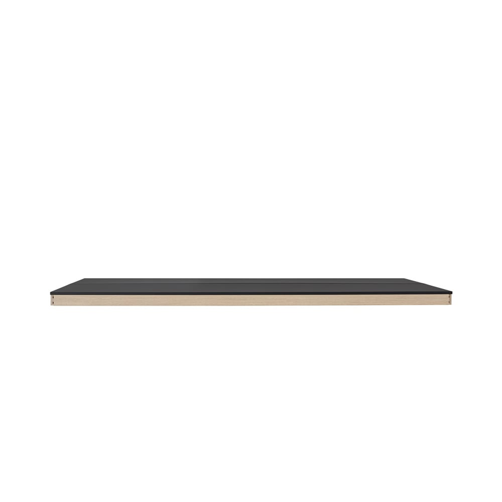 Muuto Linear System Middle Module -pöytä Black nanolaminate-Black