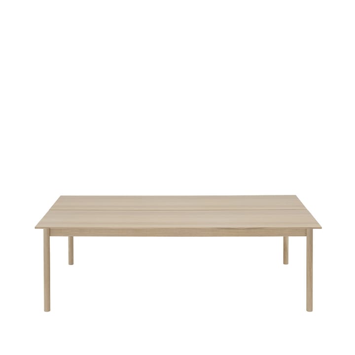 Linear System -pöytä 142x240 cm - Oak veener-Oak - Muuto