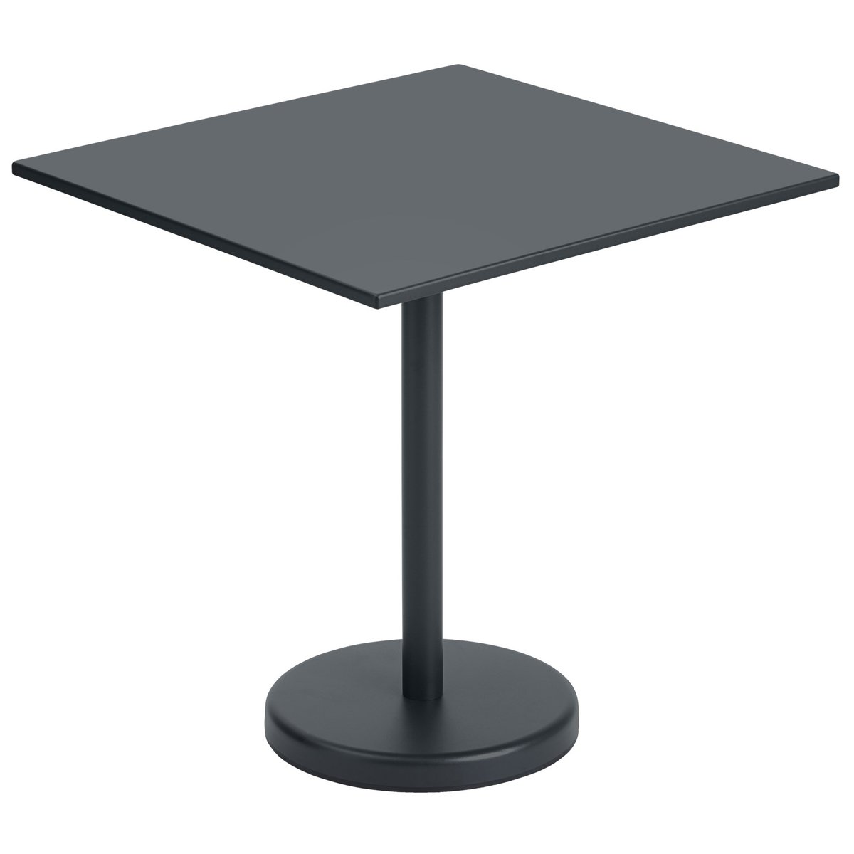 Muuto Linear teräspöytä 70×70 cm Black