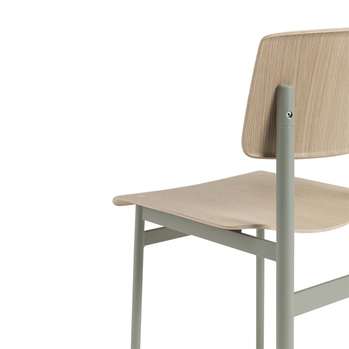 Loft Chair tuoli, dusty green-tammi Muuto