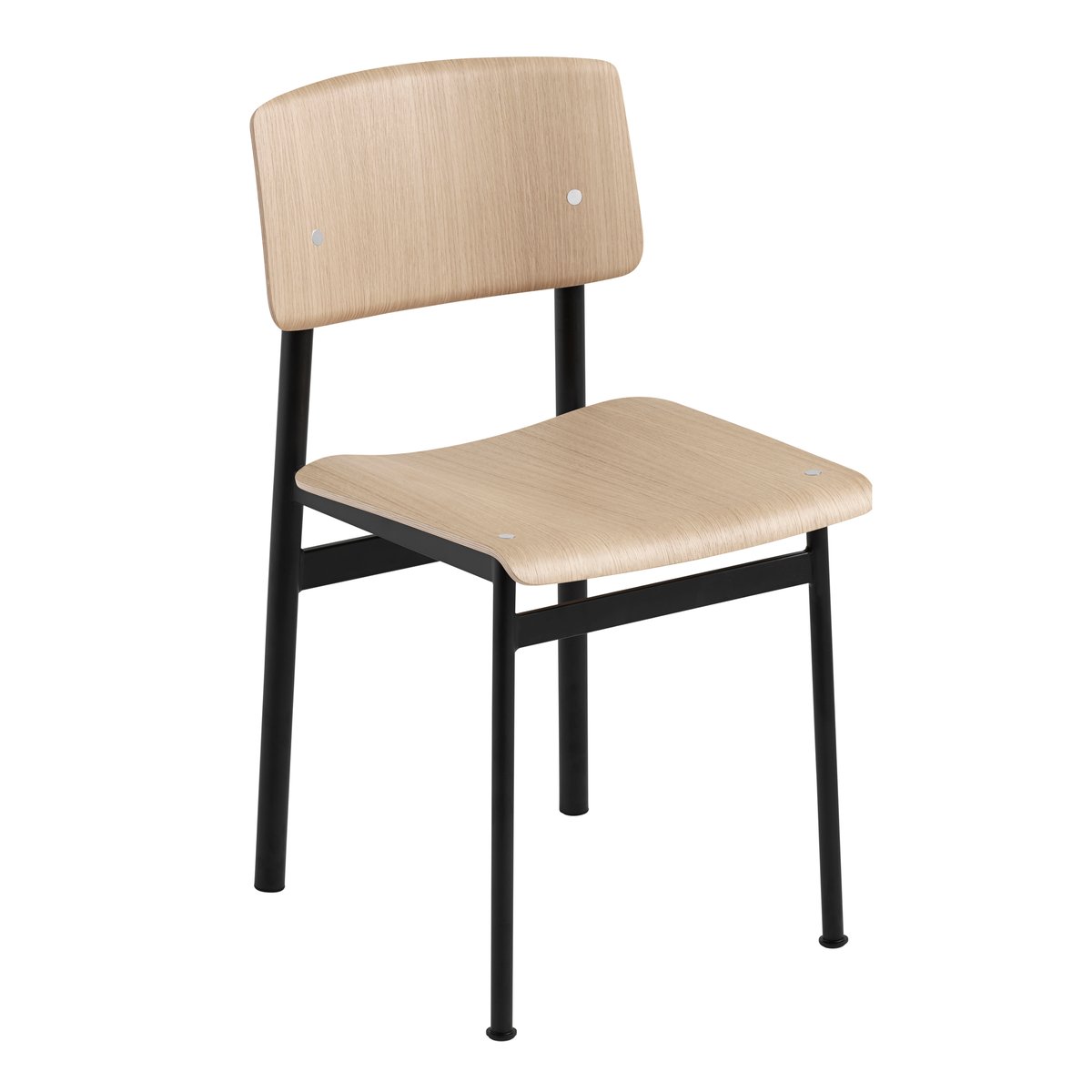 Muuto Loft Chair tuoli musta-tammi