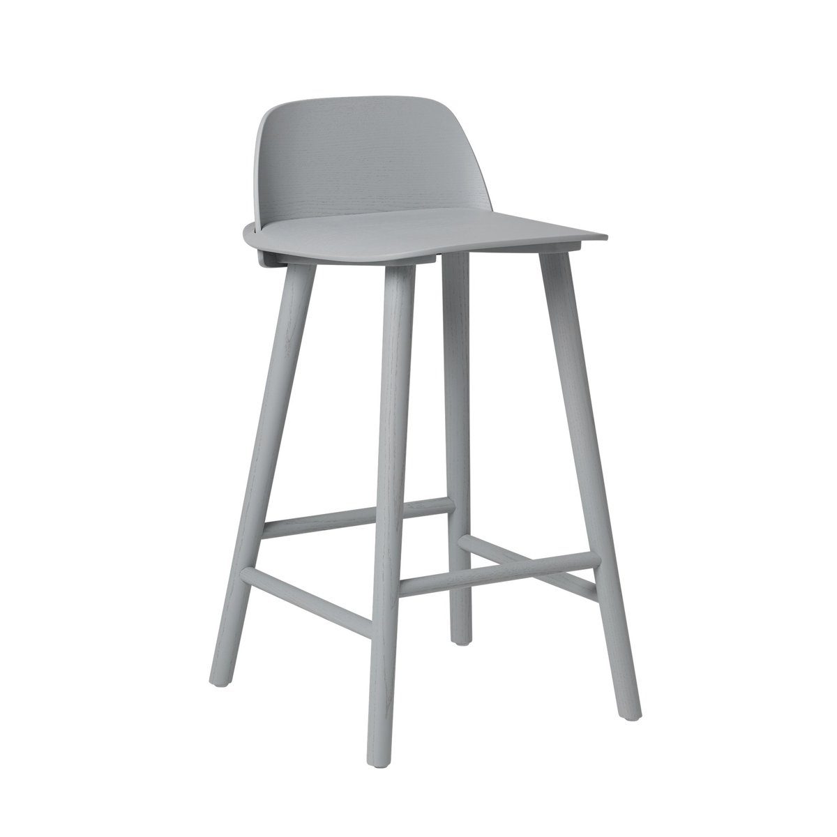 Muuto Nerd baarijakkara 65 cm harmaa