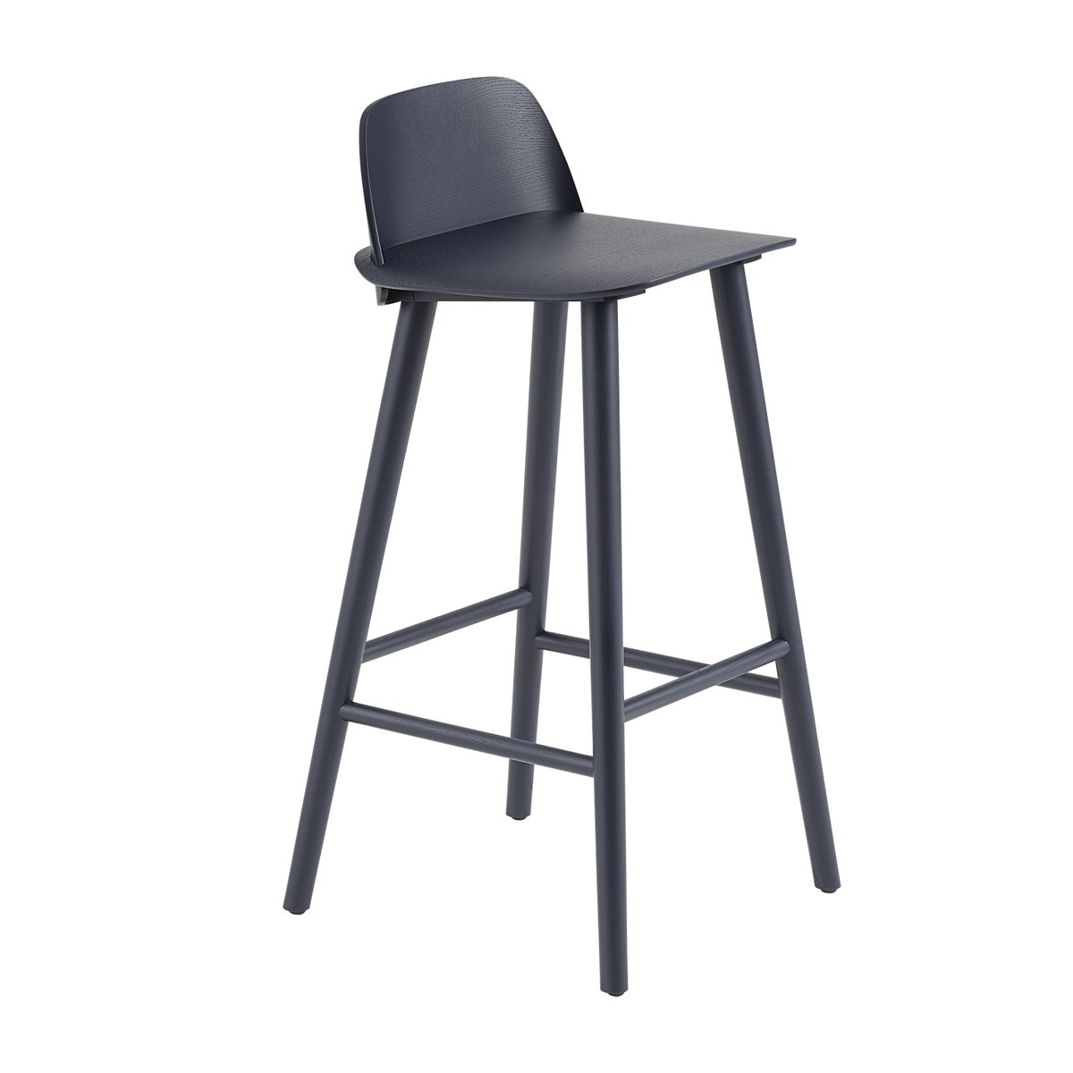 Muuto Nerd baarijakkara 75 cm Midnight blue