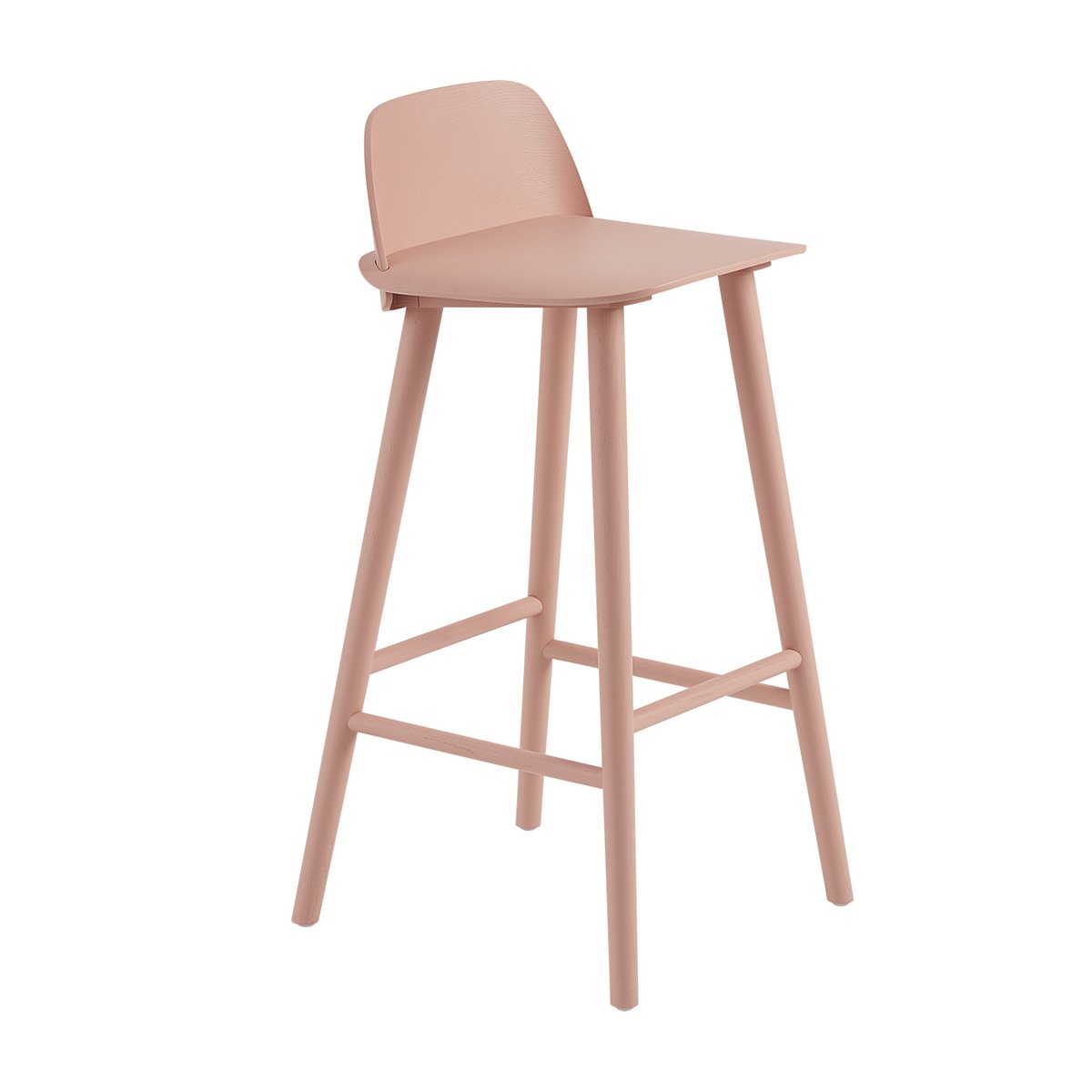 Muuto Nerd baarijakkara 75 cm Tan rose