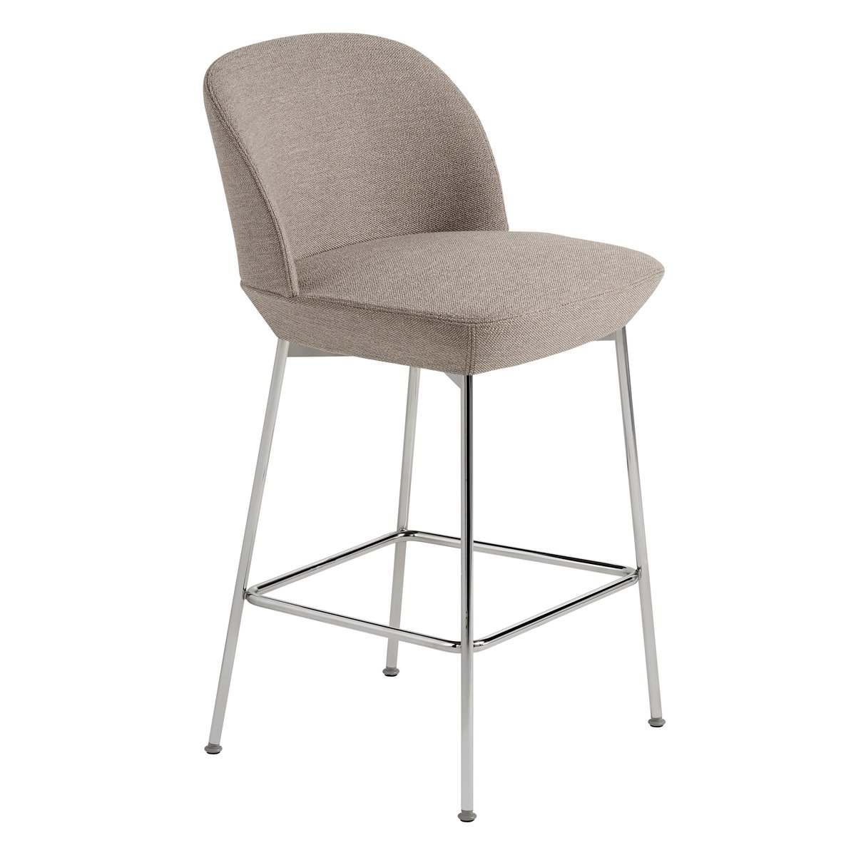 Muuto Oslo Counter -tuoli kromatut jalat Ocean 32