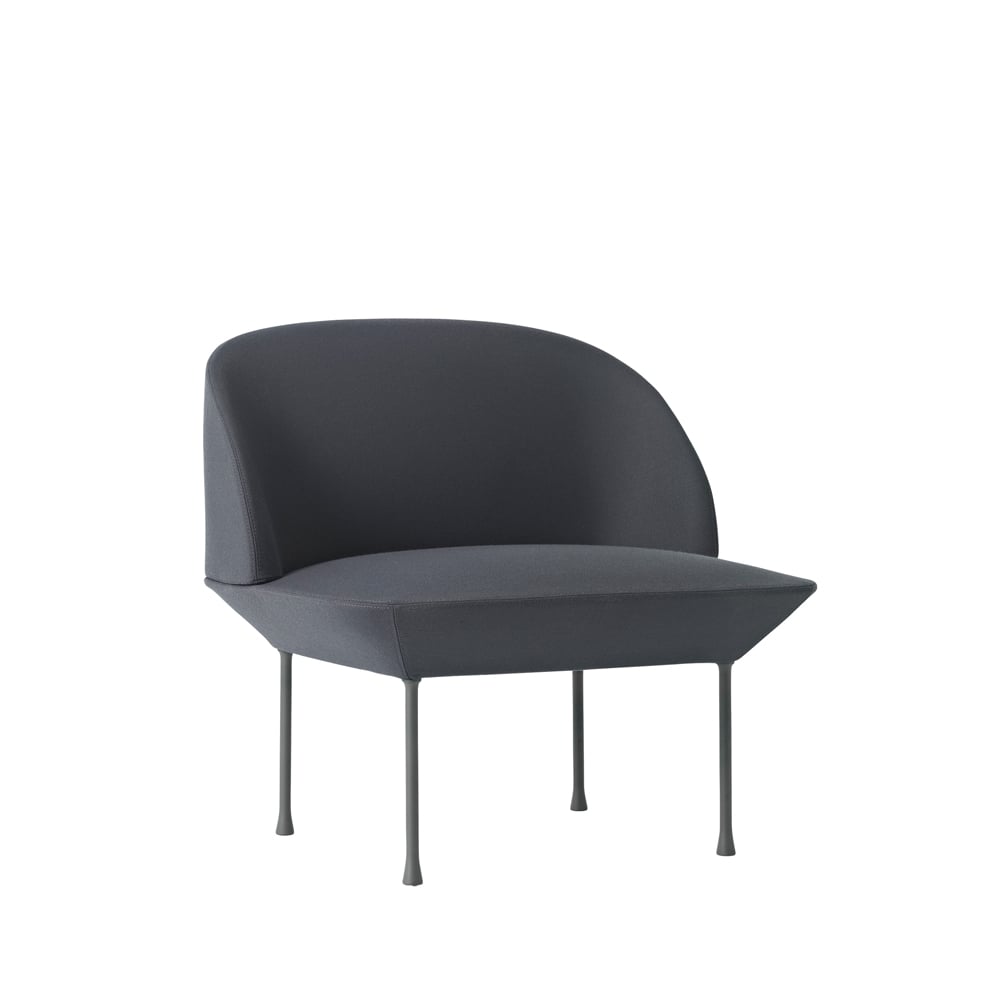 Muuto Oslo sohva 1-istuttava Steelcut 180-Dark Grey