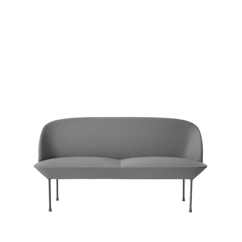 Muuto Oslo sohva 2-istuttava Steelcut 160-Light grey