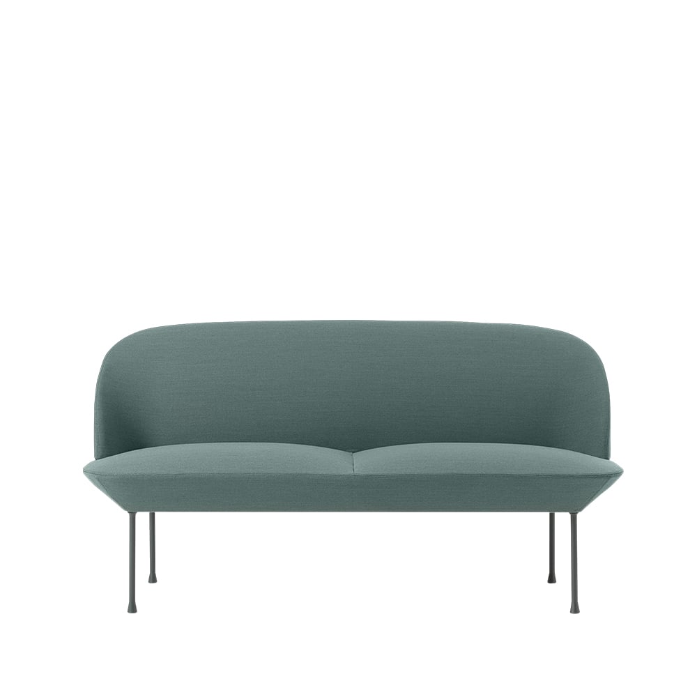 Muuto Oslo sohva 2-istuttava Steelcut trio 966-Dark grey