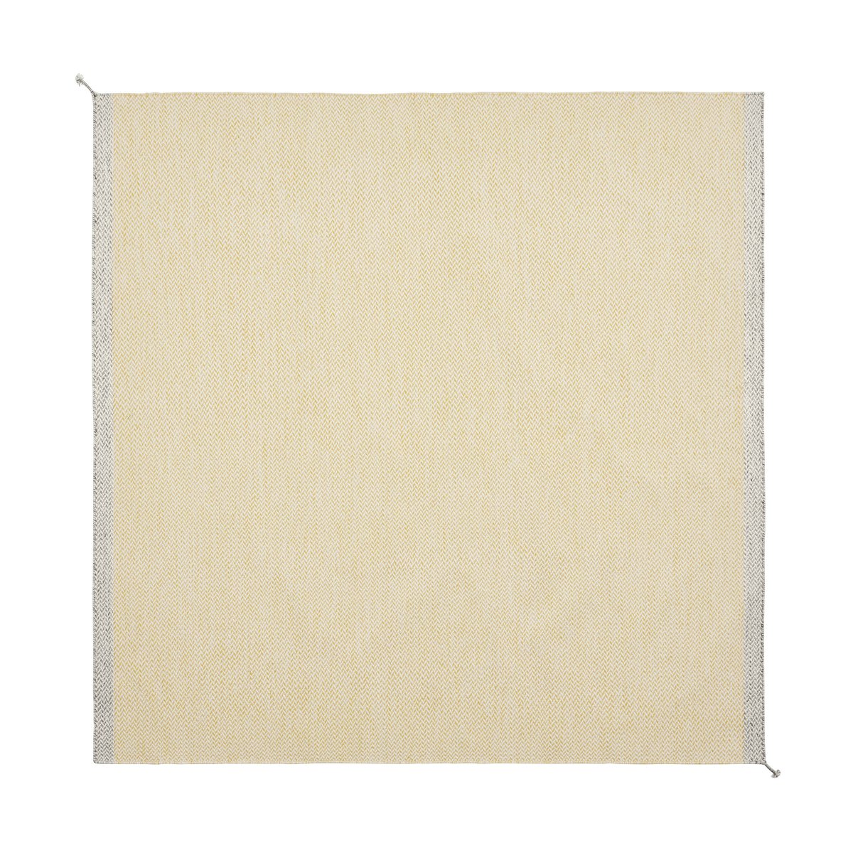 Muuto Ply matto 240×240 cm Yellow