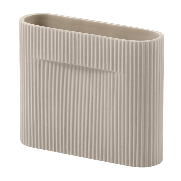 Muuto Ridge maljakko 16,5 cm Beige