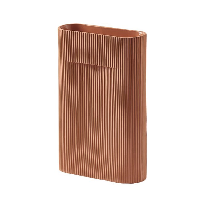 Muuto Ridge maljakko 35 cm Terracotta