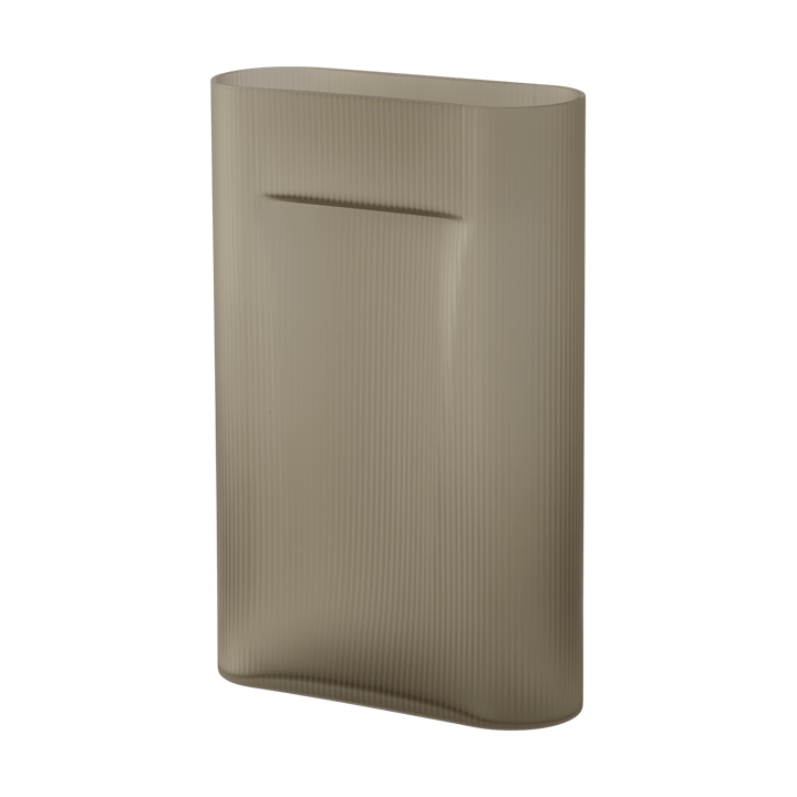 Ridge maljakko huurrettu lasi 48,5 cm - Taupe - Muuto