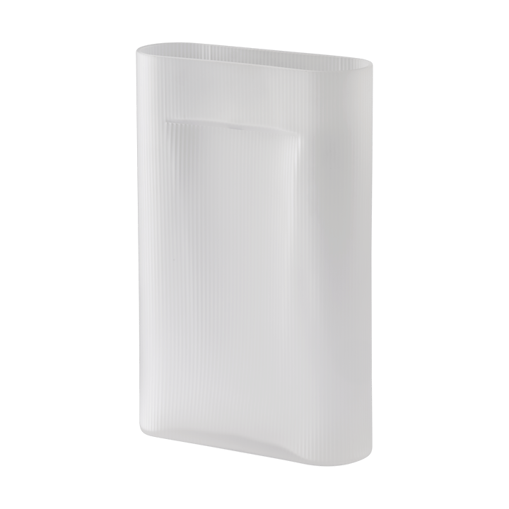 Ridge maljakko huurrettu lasi 48,5 cm - White - Muuto