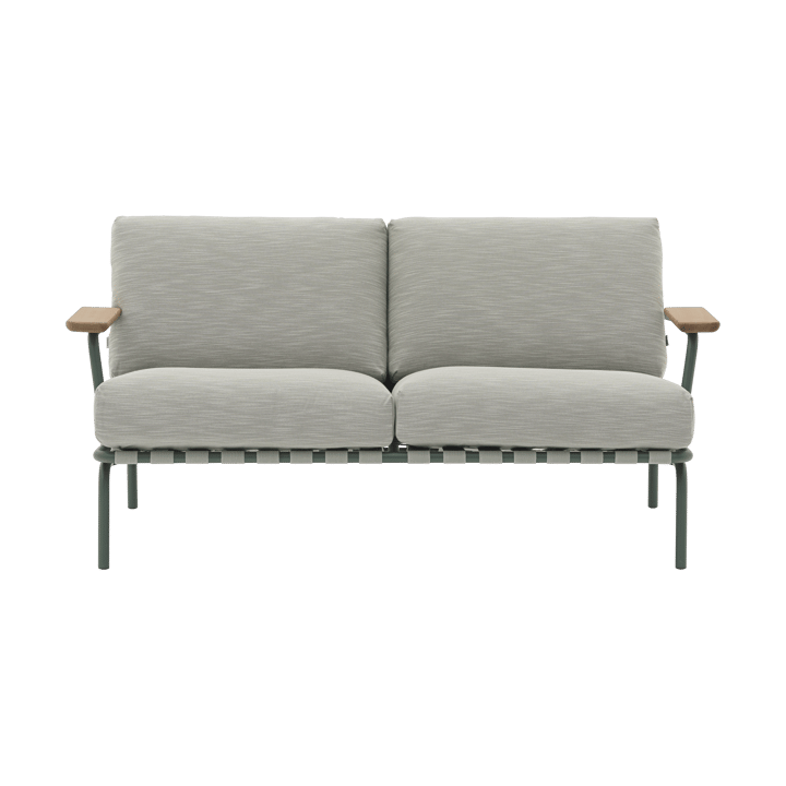 Settle 2-istuttava sohva - Ribbed Weave 2 Dark green - Muuto