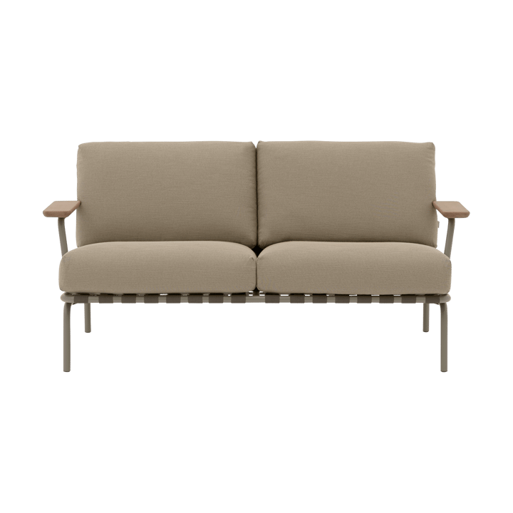 Settle 2-istuttava sohva - Ribbed Weave 5 Taupe - Muuto