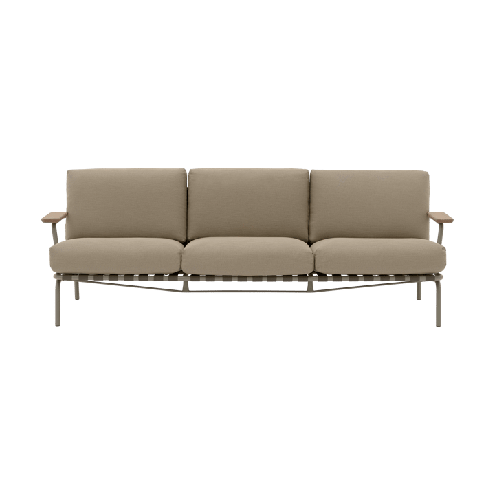 Settle 3-istuttava sohva - Ribbed Weave 5 Taupe - Muuto