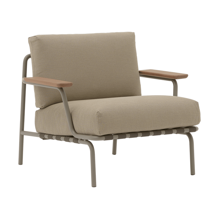 Settle Lounge Chair loungenojatuoli - Ribbed Weave 5 Taupe - Muuto