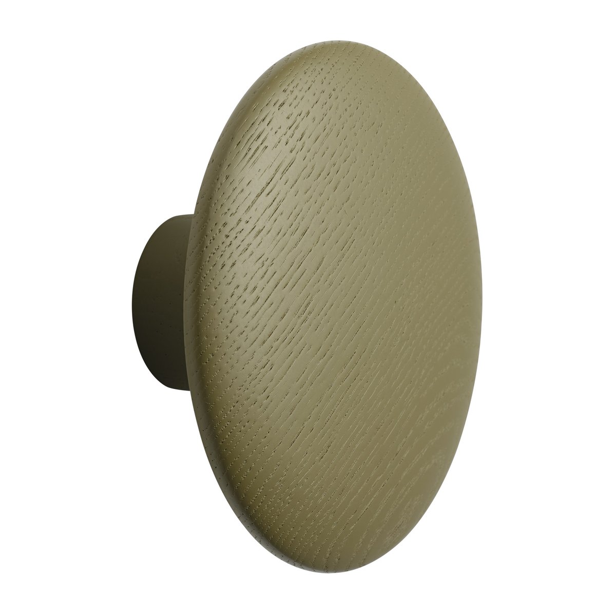 Muuto The Dots -vaatekoukku brown green Ø 13 cm