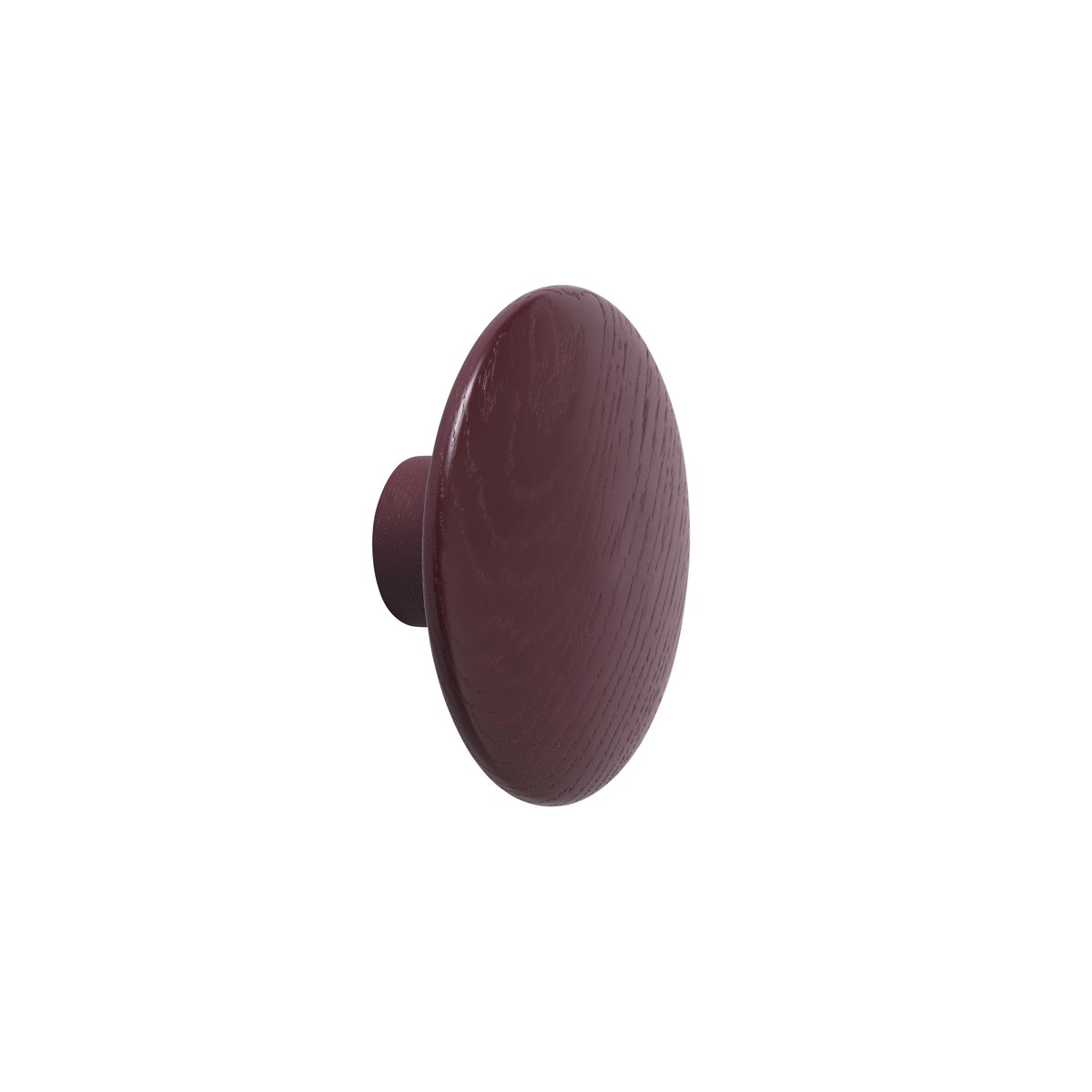 Muuto The Dots vaatekoukku burgundy iso