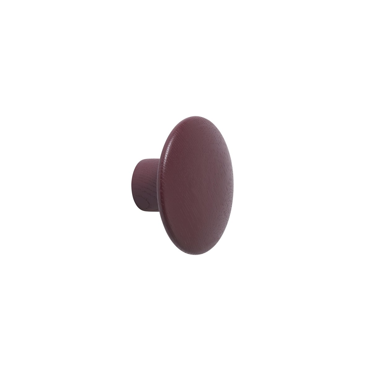 Muuto The Dots vaatekoukku burgundy medium