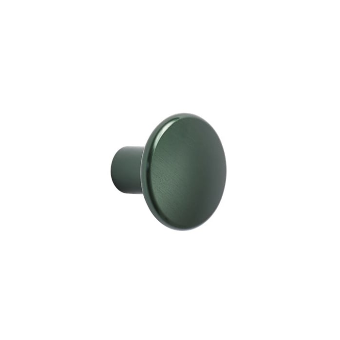 Muuto The Dots -vaatekoukku metalli 2,7 cm Dark green