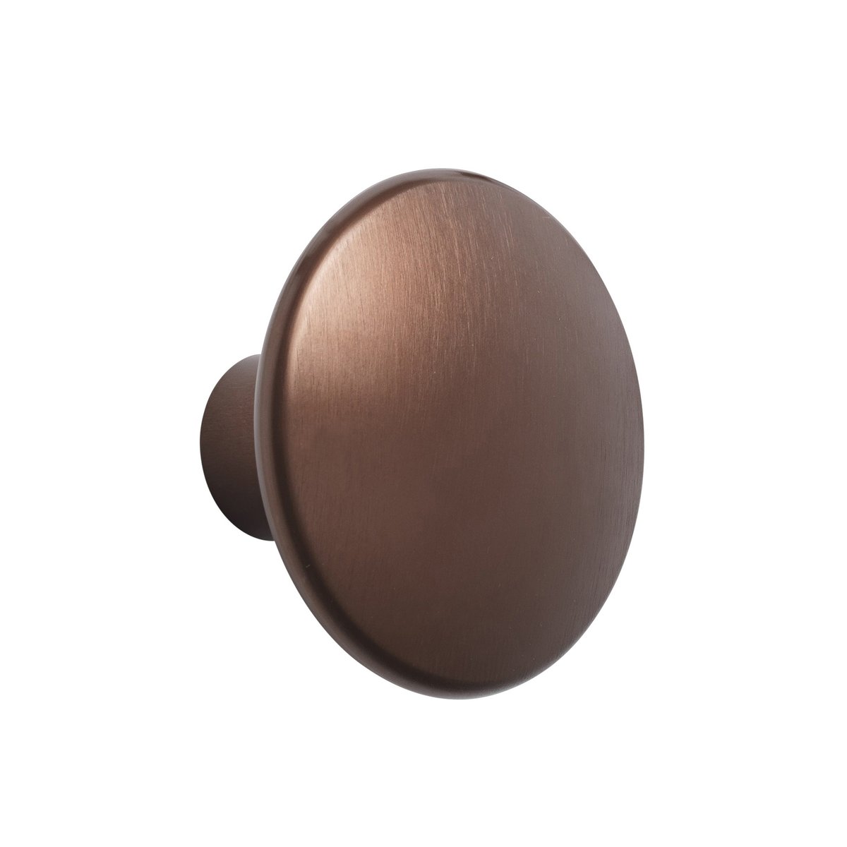 Muuto The Dots -vaatekoukku metalli 5 cm Umber