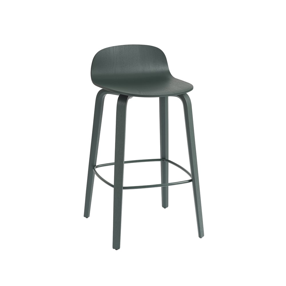 Muuto Visu baarituoli Dark green-Dark green