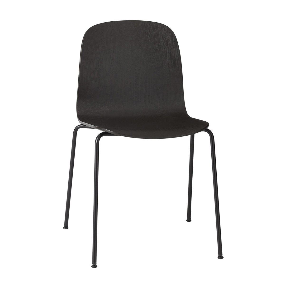 Muuto Visu Chair teräsrunko Black-Black