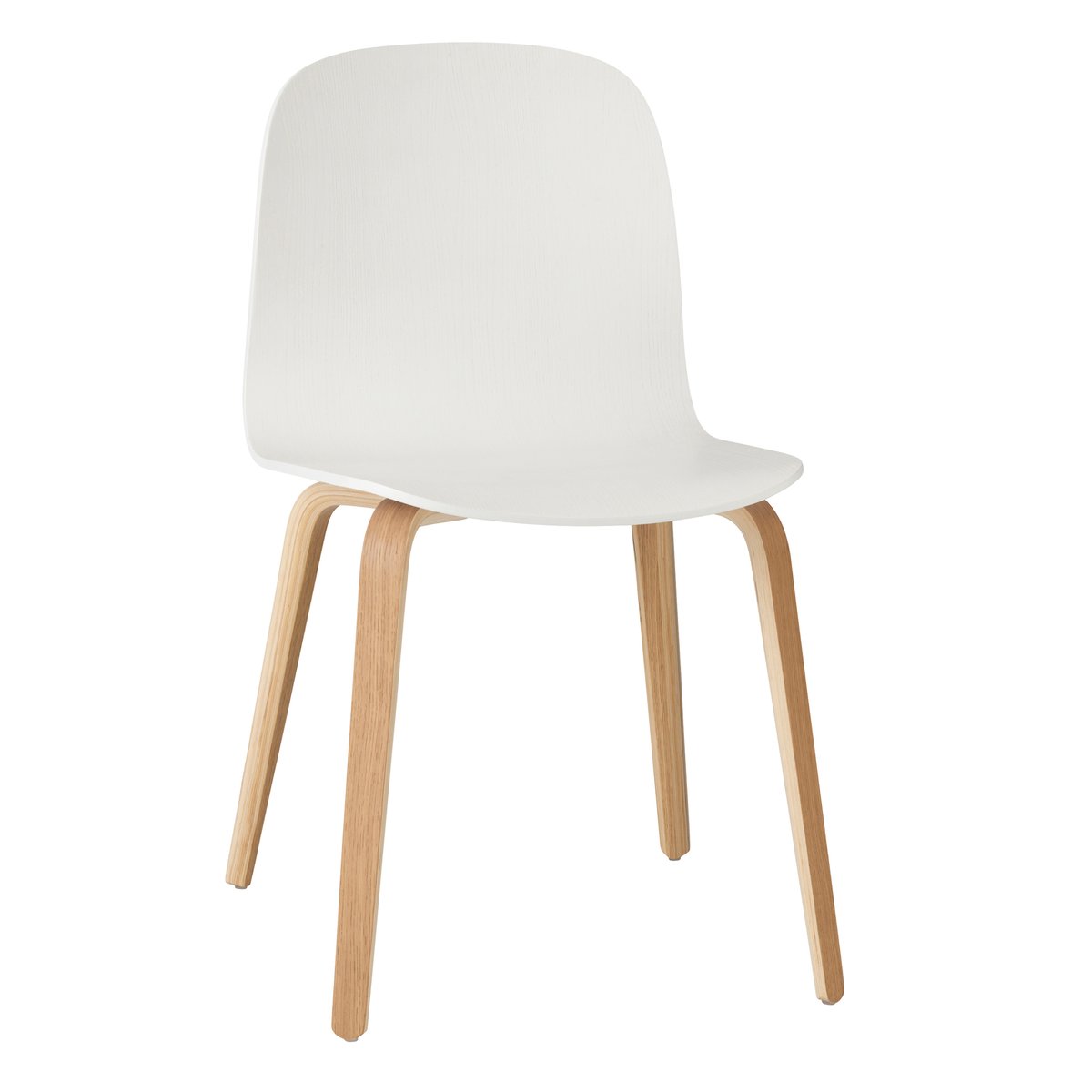 Muuto Visu Chair tuoli valkoinen-tammi