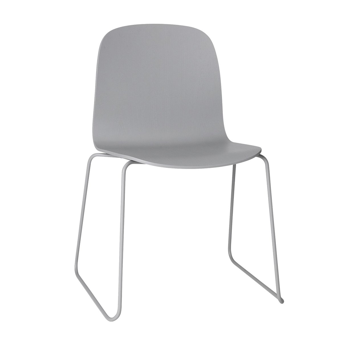 Muuto Visu tuoli kelkkajaloilla Grey-Grey