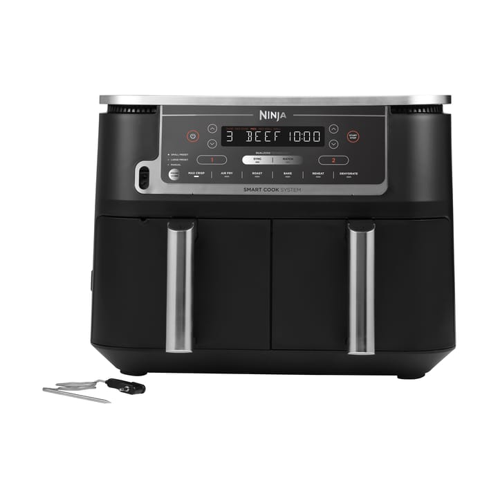 Ninja Foodi Max AF451 Airfryer Dual Zone Lämpömittari 9,5 L - Musta - Ninja