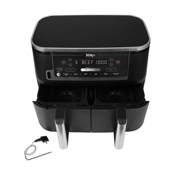 Ninja Foodi Max AF451 Airfryer Dual Zone Lämpömittari 9,5 L - Musta - Ninja