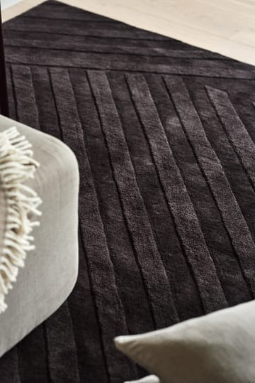 Levels villamatto stripes ruskea - 170x240 cm - NJRD