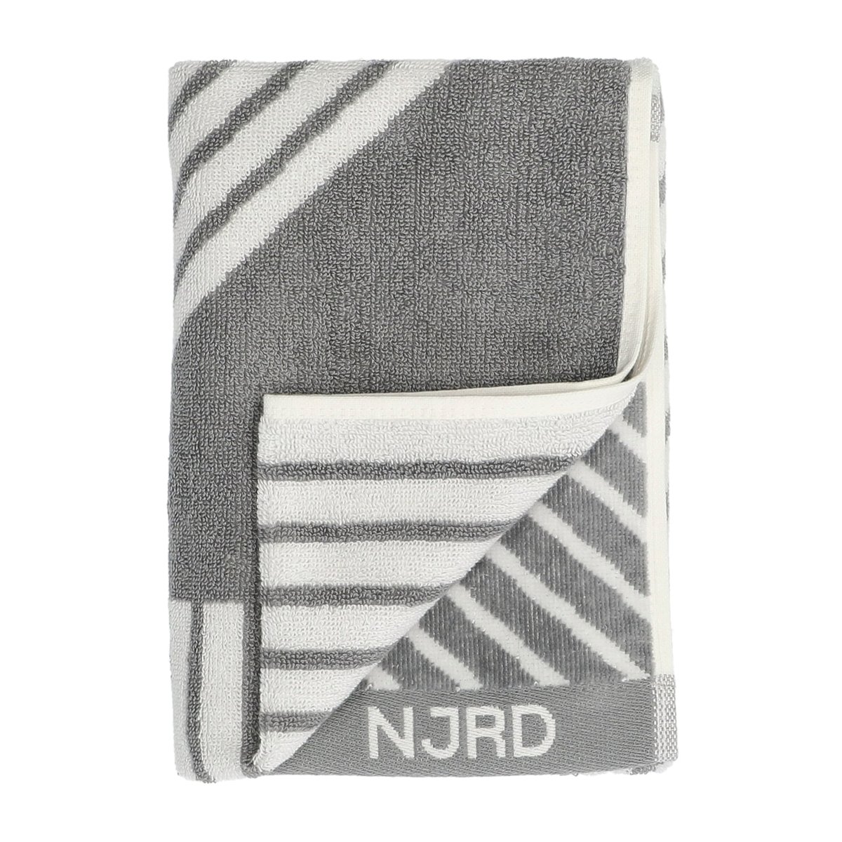 NJRD Stripes pyyhe 50×70 cm Harmaa