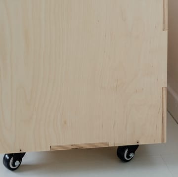 Cube Storage pyörät säilytyslaatikkoon 4 kpl - Musta - Nofred