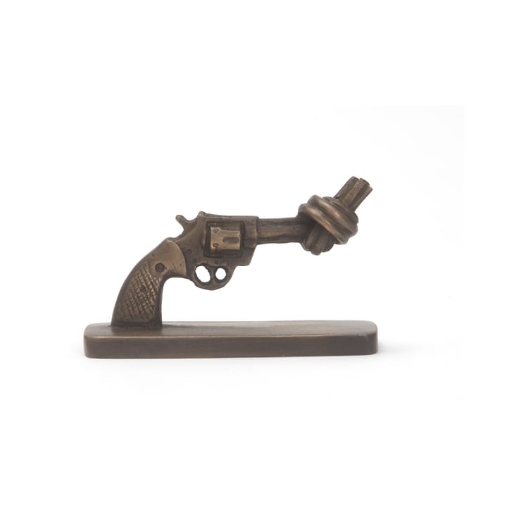 Knotted Gun mini 7 cm - Matta pronssi - Non Violence