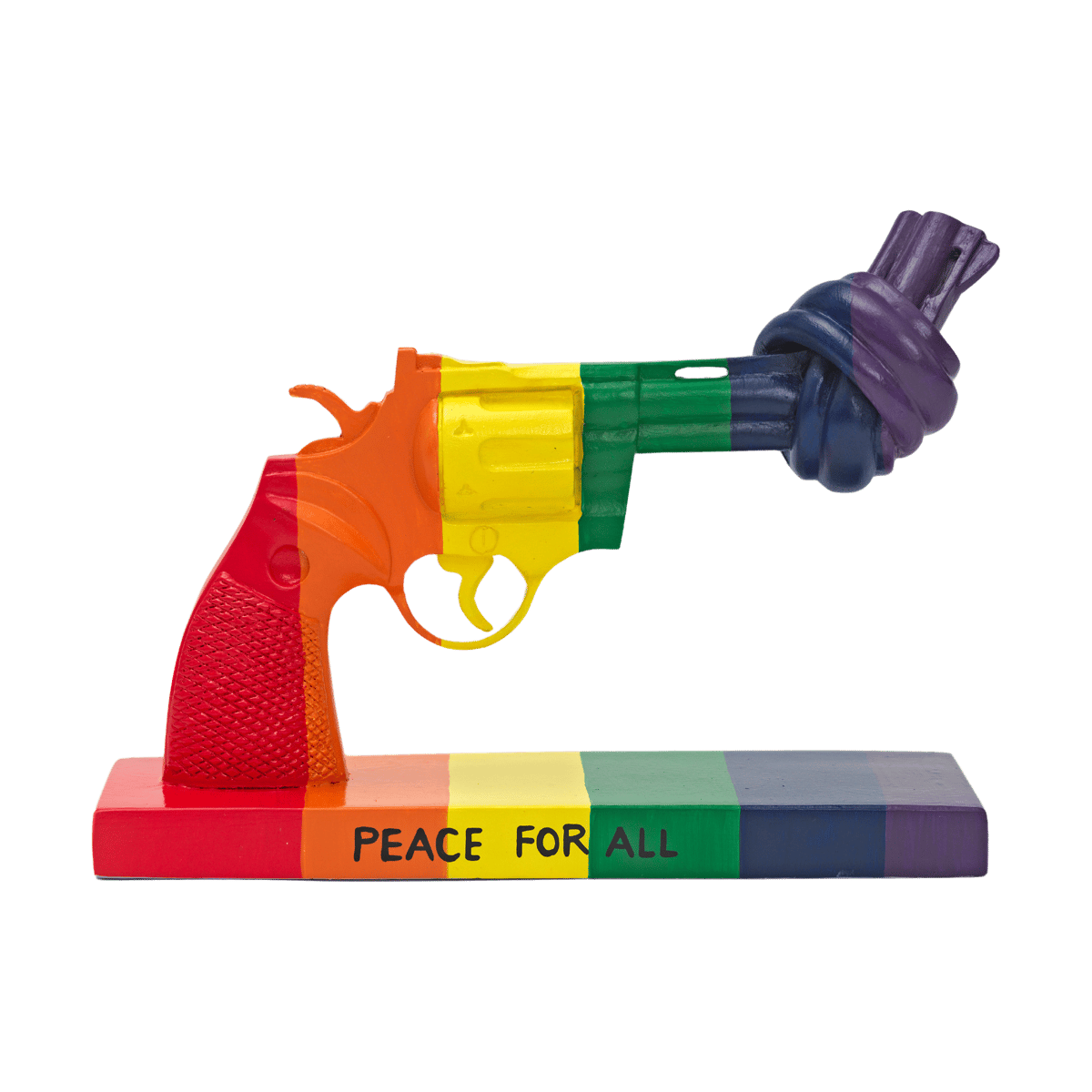 Non Violence Peace for All koriste 19 cm Multi