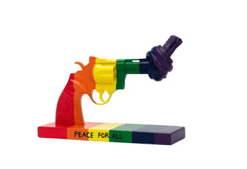 Peace for All koriste 19 cm - Multi - Non Violence