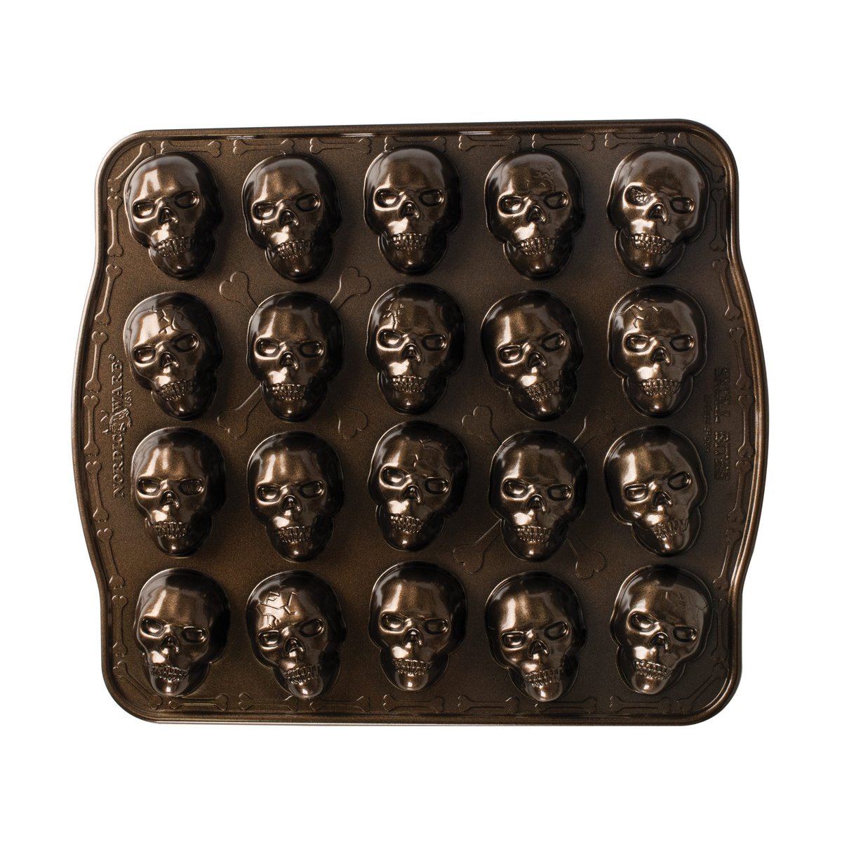 Nordic Ware Nordic Ware Skull Bites -leivontavuoka Pronssi