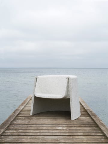 Bit Lounge Chair nojatuoli - Valkoinen - Normann Copenhagen