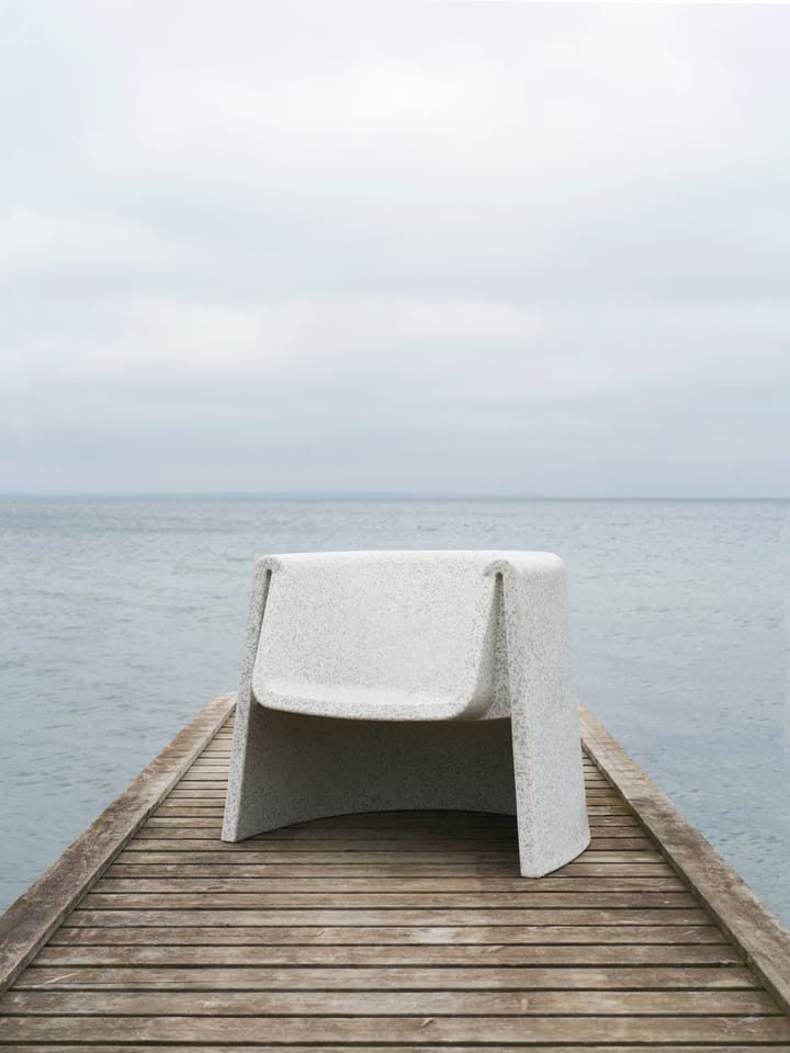 Bit Lounge Chair nojatuoli - Valkoinen - Normann Copenhagen