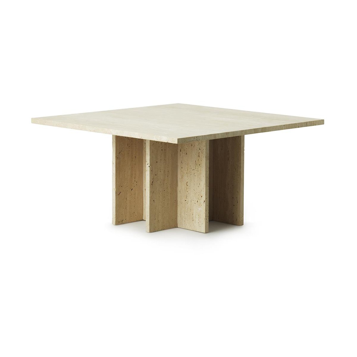 Normann Copenhagen Edge sohvapöytä large Travertine