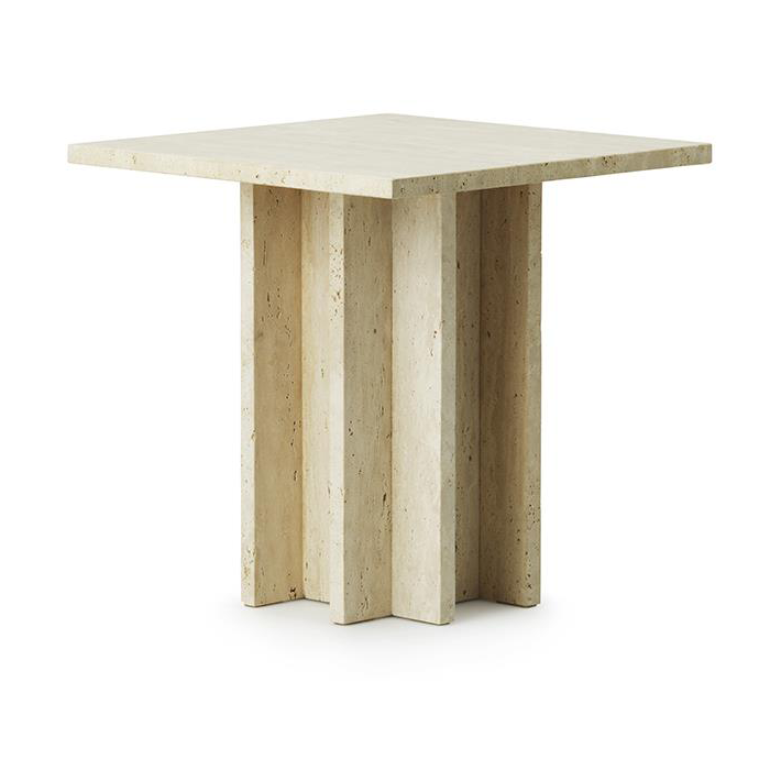 Normann Copenhagen Edge sohvapöytä small Travertine