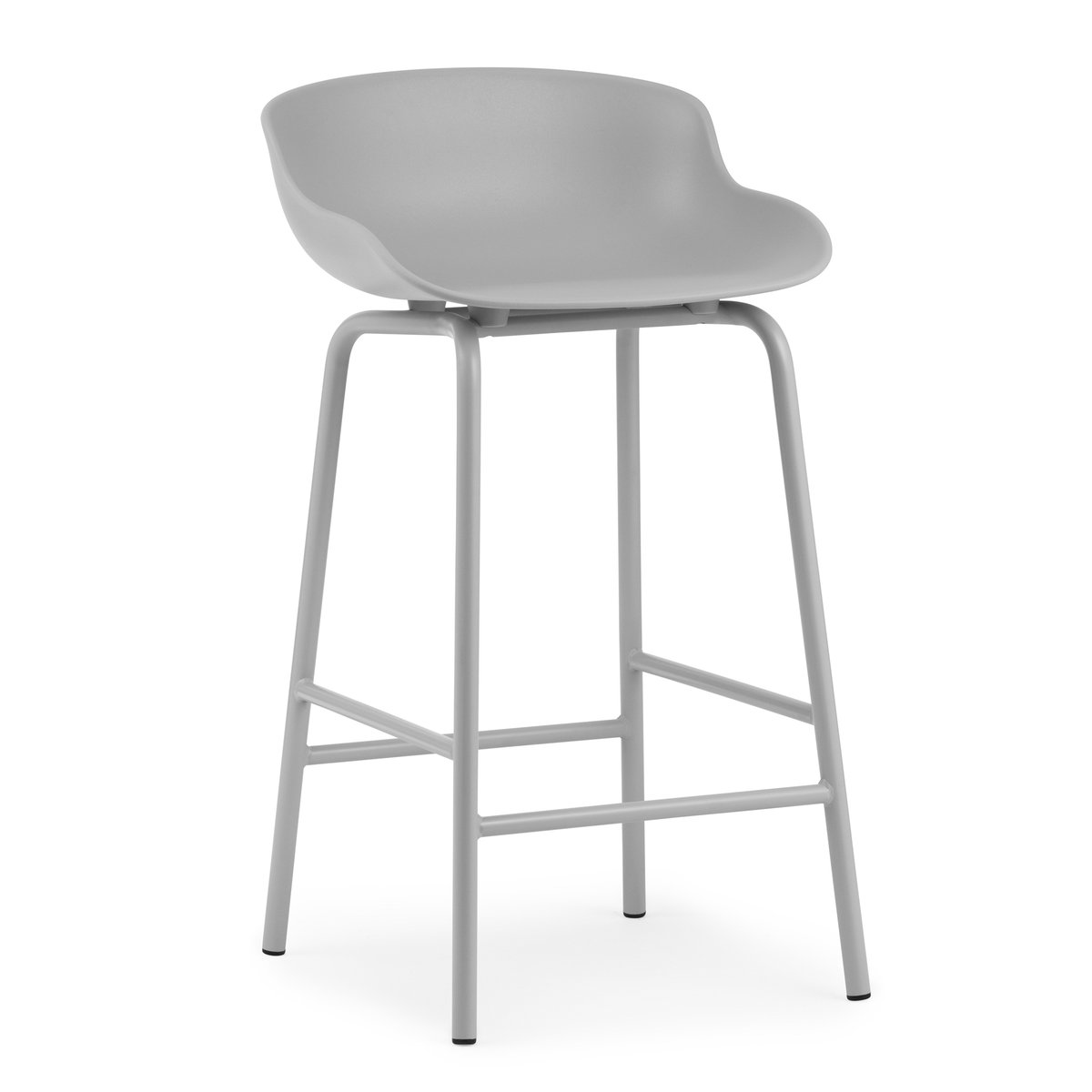 Normann Copenhagen Hyg baarituoli metallijalat 65 cm Harmaa