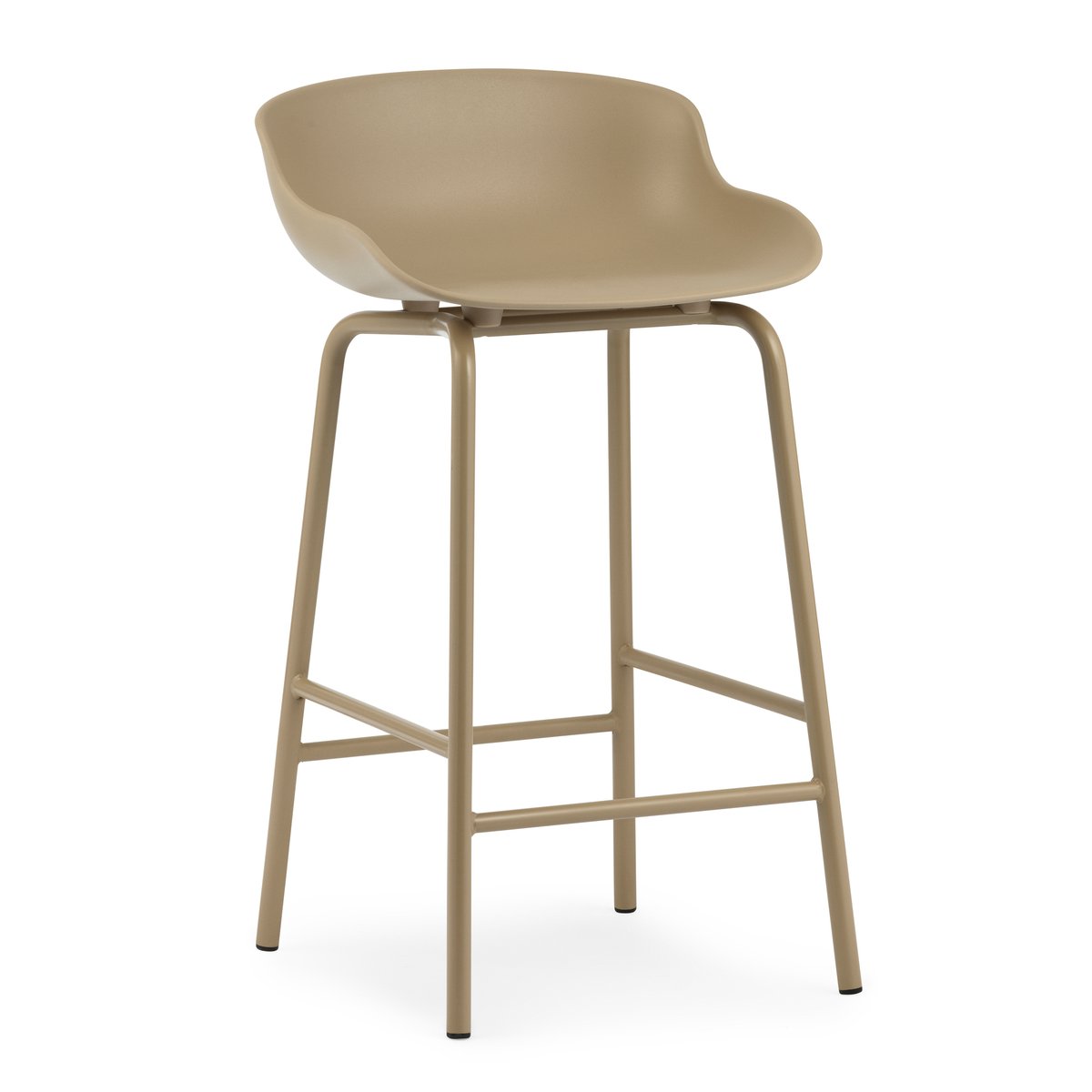 Normann Copenhagen Hyg baarituoli metallijalat 65 cm Hiekka