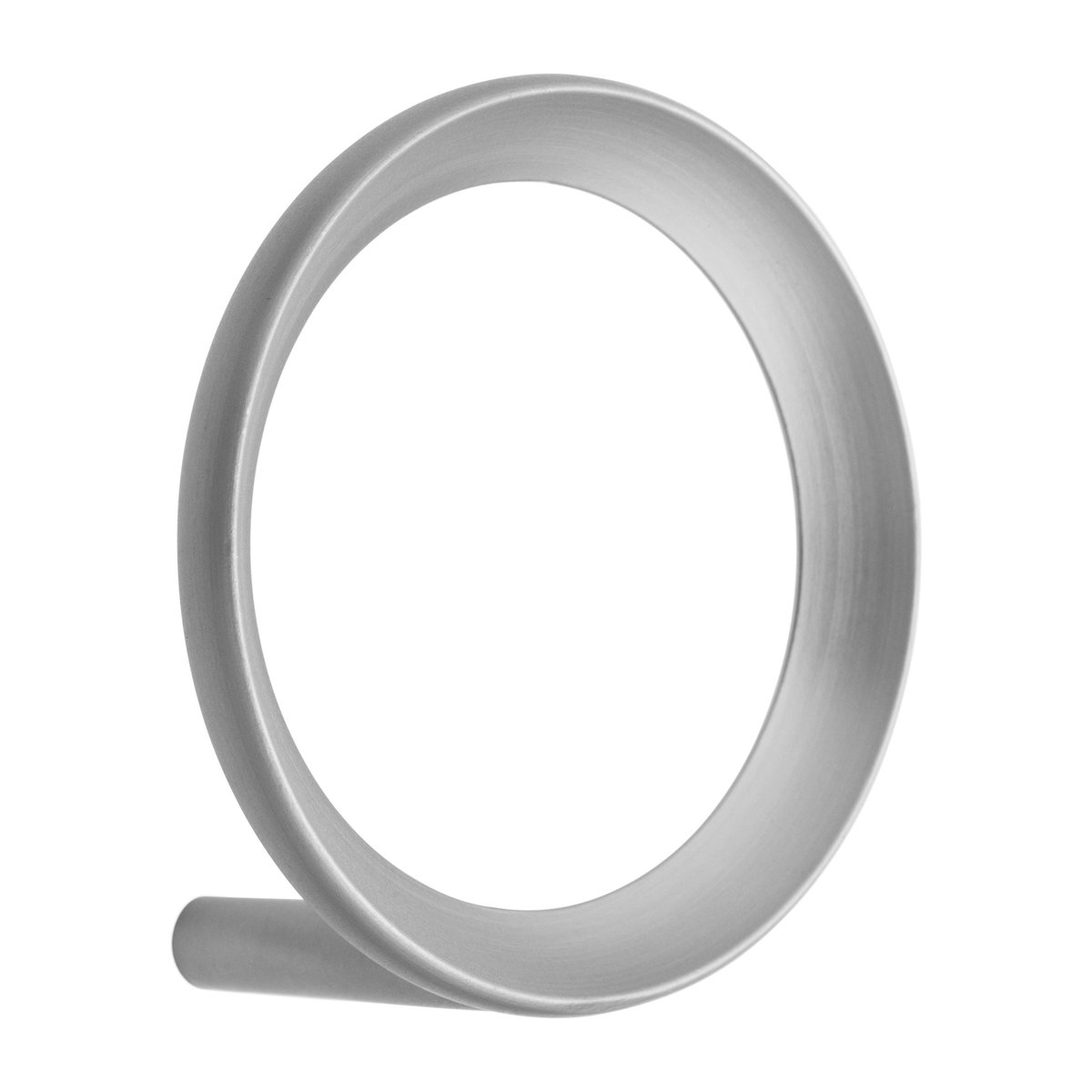 Normann Copenhagen Loop koukku medium Ø 7,8 cm Brushed Zinc