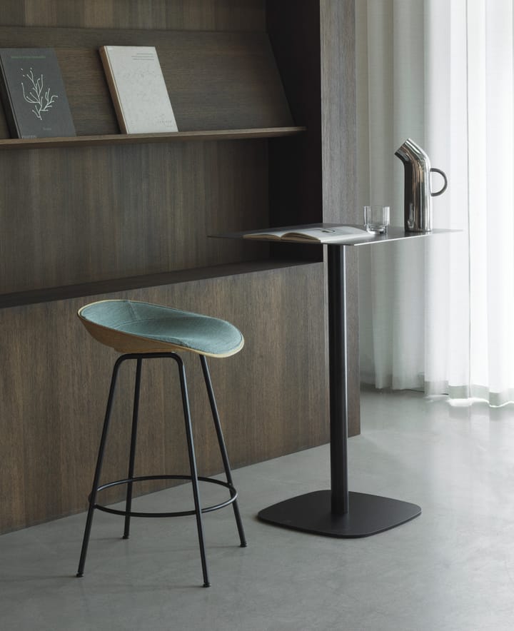 Mat Barstool baarijakkara 65 cm - Hemp-cream steel - Normann Copenhagen