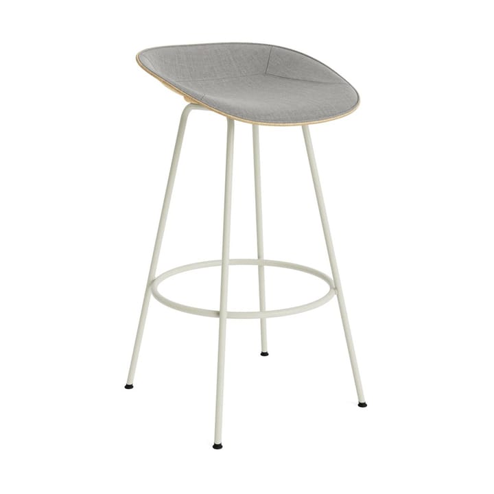 Mat Barstool baarijakkara 75 cm - Hemp-cream steel - Normann Copenhagen