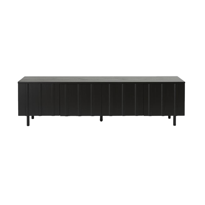 Rib sideboard matala, Soft Black Normann Copenhagen